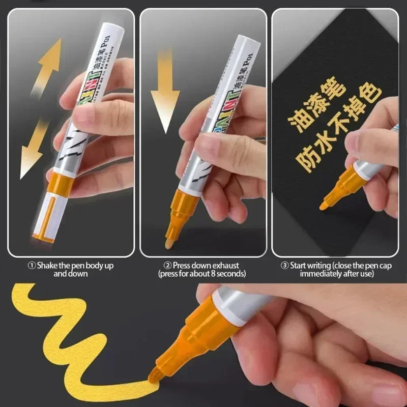 Car Paint Scratch Repair Pen Waterproof Marker – Multi-Color – Car Accessories | MotorWorld Marketplace