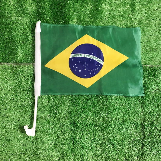 30x45cm Brazil Car Flag with Durable Plastic Pole 30x45cm – Car Accessories | MotorWorld Marketplace