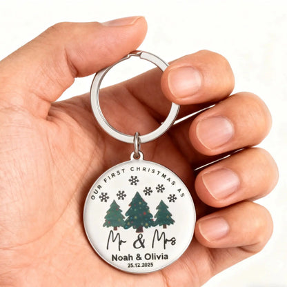 Custom Stainless Steel Keychain – Engraved Name & Date Gift – Car Accessories | MotorWorld Marketplace