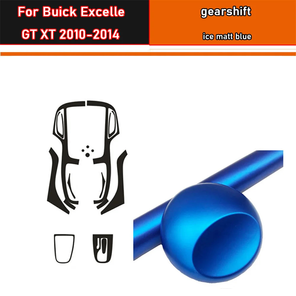 Film de protection en fibre de carbone pour panneau de vitesses Buick Excelle GT XT 10-14