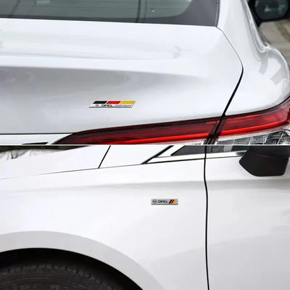 Opel Aluminum Badge Decal – Pro Auto Accessory