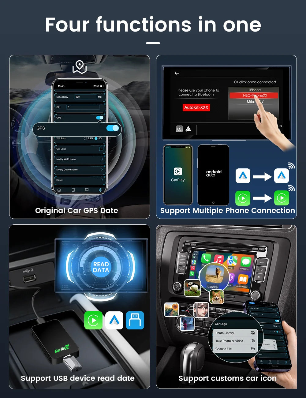 2air CarlinKit 5.0/4 Wireless CarPlay & Android Auto Box