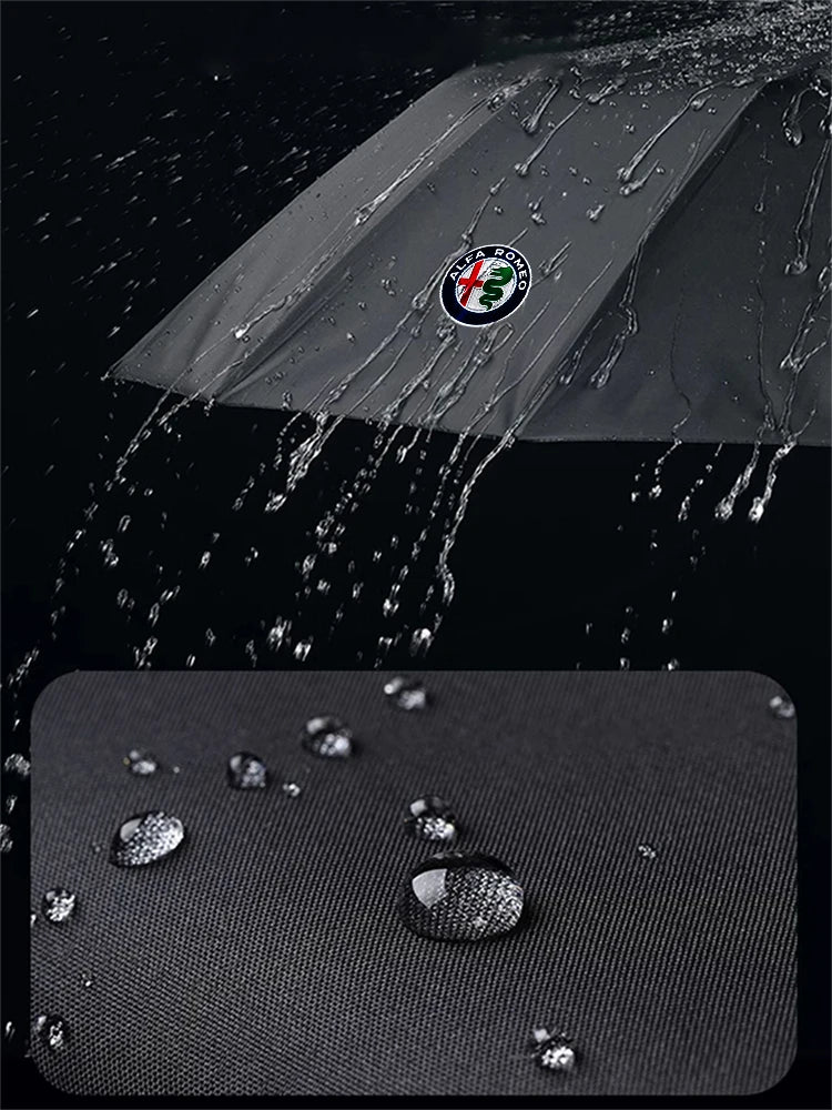12-Bone Auto Umbrella Windproof for Alfa Romeo Giulia Stelvio