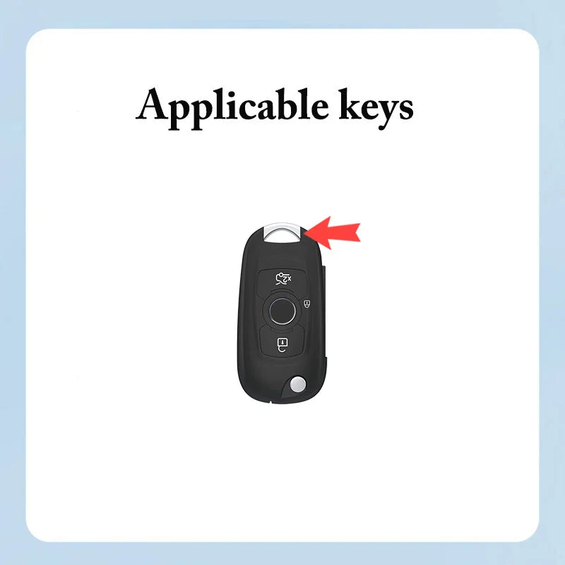 Étui de clé pliable en TPU de qualité supérieure pour Opel, Vauxhall et Buick