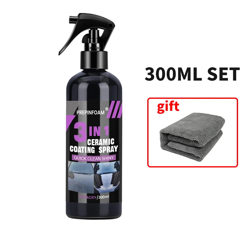 Ultimate Ceramic Nano Coating Spray – Pro Hydrophobic Shine 300ML – Car Accessories | MotorWorld Marketplace