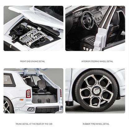 1:32 Rolls Royce Cullinan Diecast SUV Model, Alloy, Sound