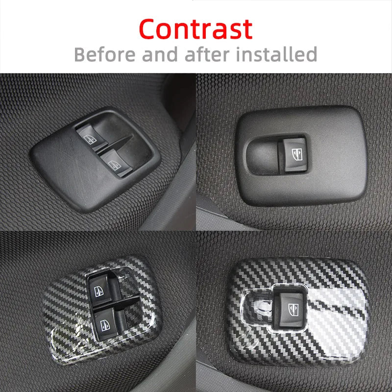Premium Window Switch Panel Cover for Smart 453 Fortwo/Four