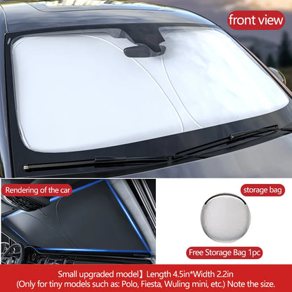 FIAT 500/PUNTO EVO/Panda UV Folding Sunshade Cover Pro