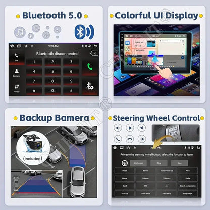 Universal 2 Din Android 13 Car Radio 7/9/10" 64G GPS BT – Car Accessories | MotorWorld Marketplace