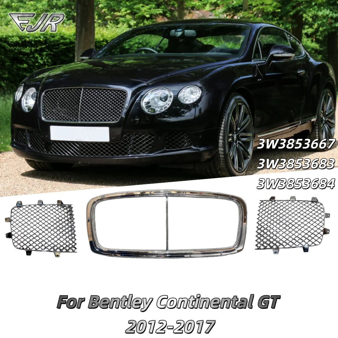 Bentley GT/GTC 2012-2017 Chrome Front Center Grill OEM Quality – Car Accessories | MotorWorld Marketplace