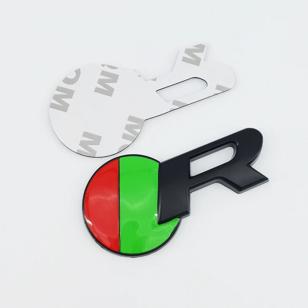 3D Metal R S Logo Badge Emblem for Jaguar