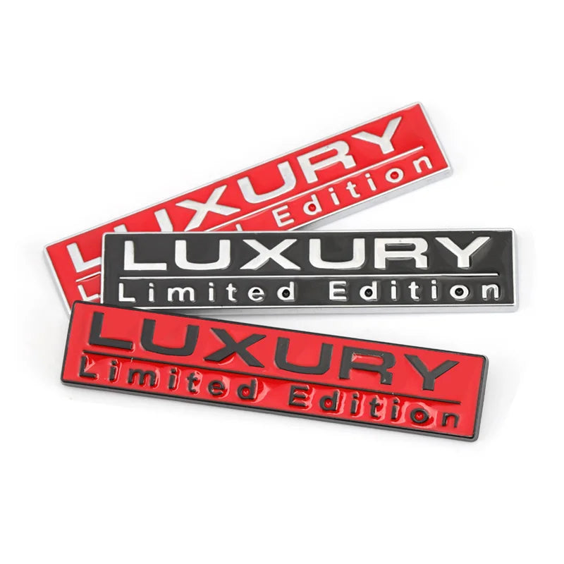 Luxury Limited Edition Logo Sticker for Jeep & SUV Models