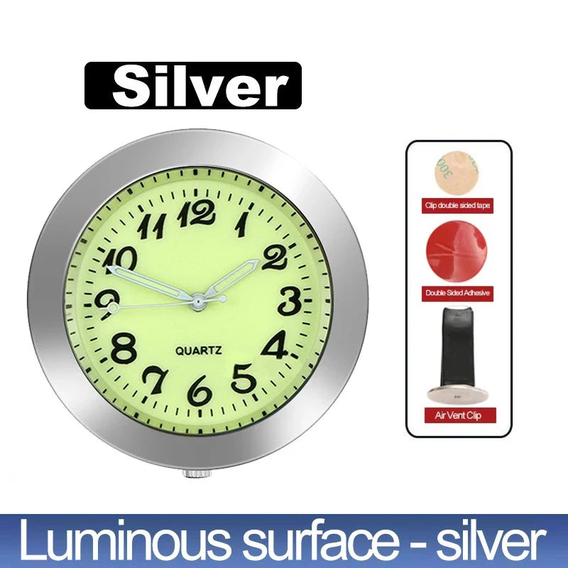 Luminous Quartz Stick-On Car Clock – Pro Auto Accessory