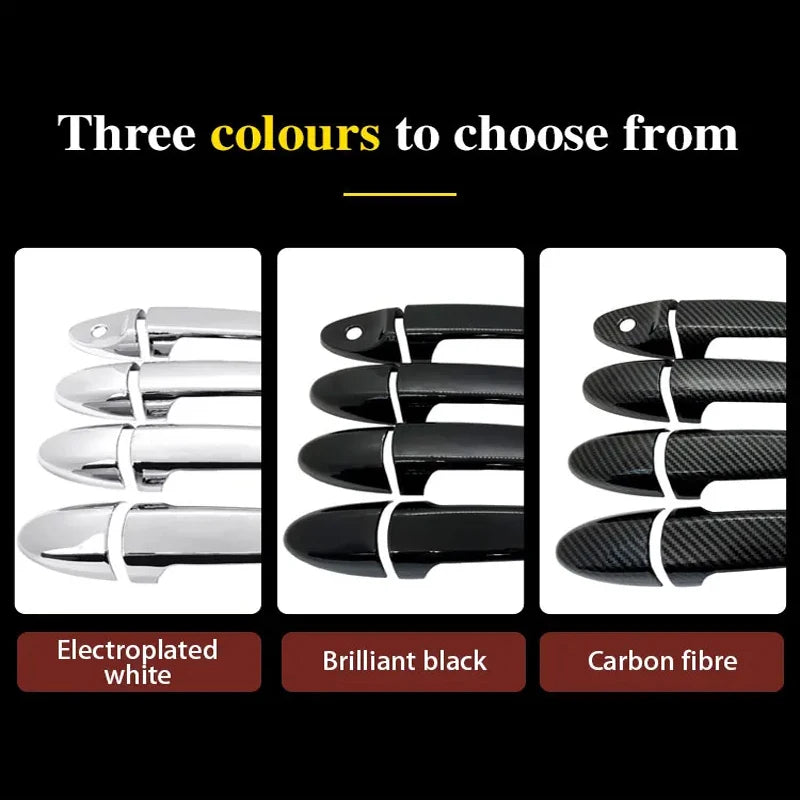 (NOT SOLD TO USA) Gloss Black Carbon Fiber Door Handle Covers for DS3 09-19 – Car Accessories | MotorWorld Marketplace