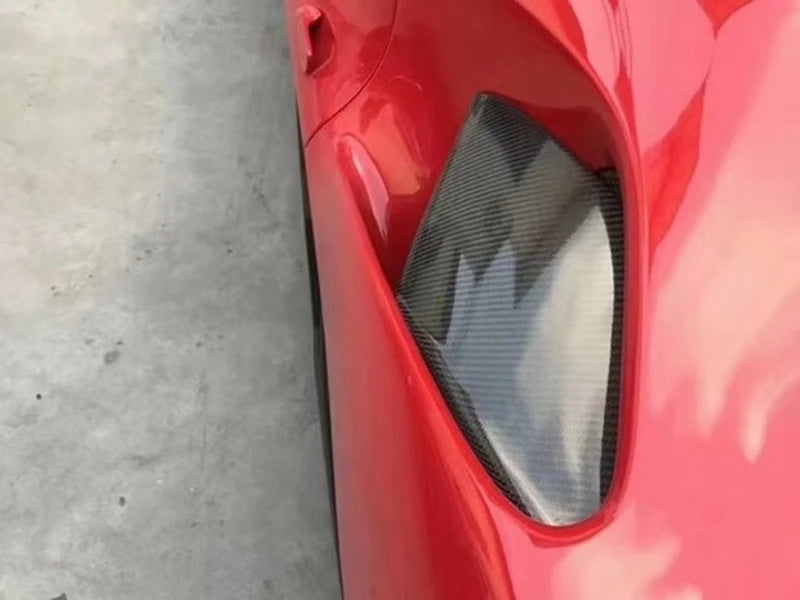 (NOT SOLD TO USA) Real Dry Carbon Fiber Side Splitters for Ferrari 488 GTB – Car Accessories | MotorWorld Marketplace