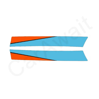 MINI Cooper F55-F67 Hood Grille Trim Vinyl Decal Overlay Blue and red – Car Accessories | MotorWorld Marketplace
