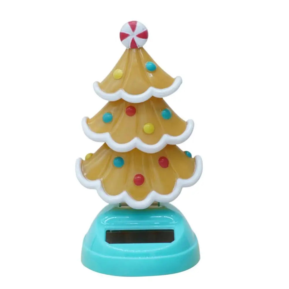 New 2025-2026 Solar Dancing Christmas Tree Car Ornament