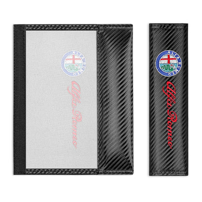 Leather Seat Belt Cover for Alfa Romeo