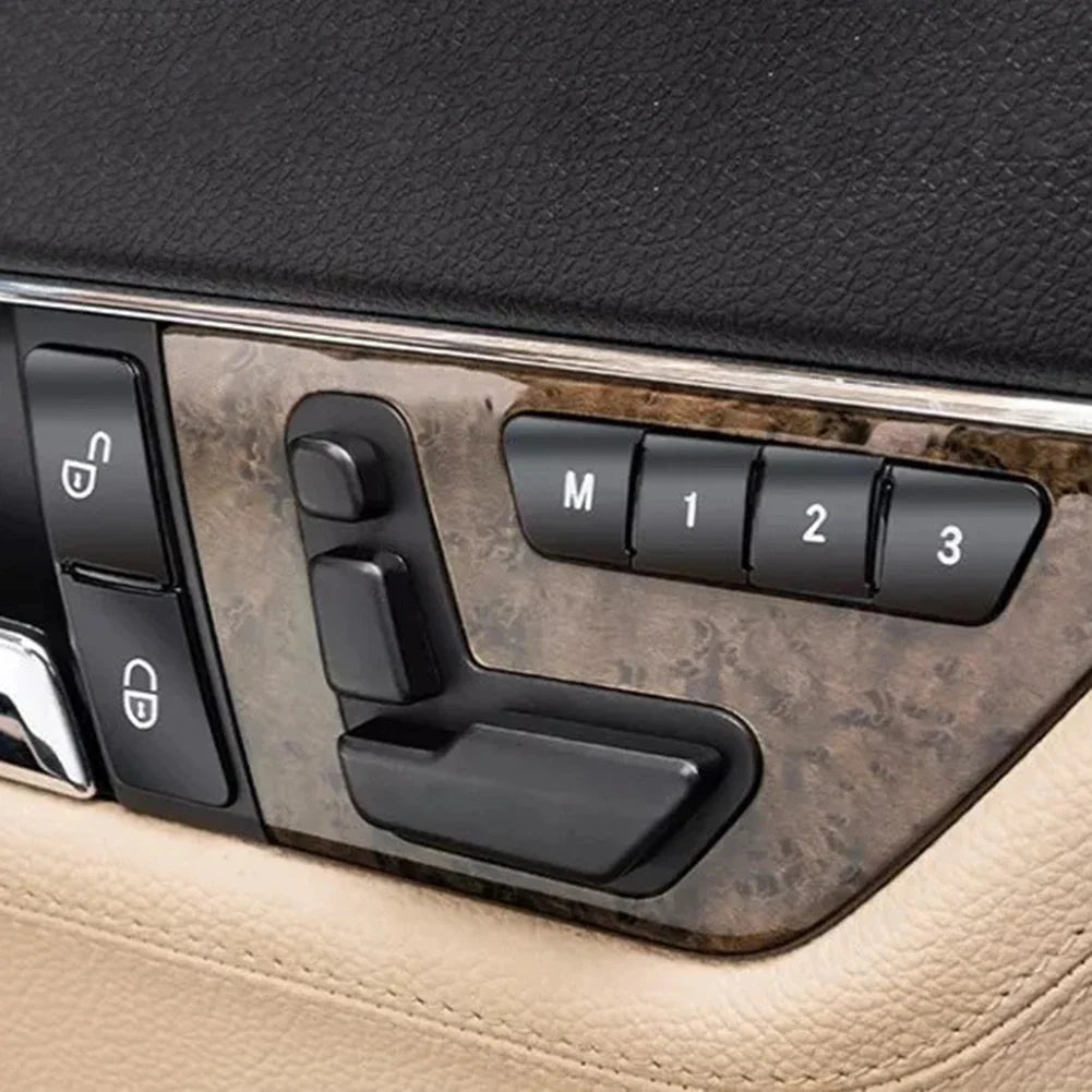 Mercedes W204/W212 Door Lock Switch Cover Set 4-Door
