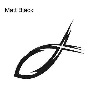 Christian Fish Tribal Vinyl Decal – Pro Auto Accessory