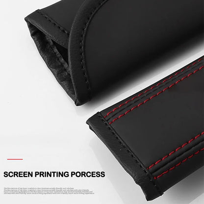 2Pcs Leather Seat Belt Cover for Renault RS Megane Clio