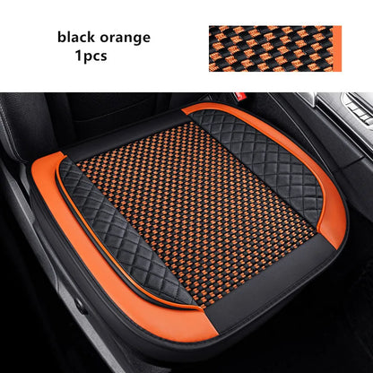 Housse de siège auto universelle en cuir PU, soie glacée, antidérapante, de luxe