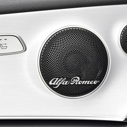 3D Speaker Badge Decal for Alfa Romeo Giulia Stelvio GT