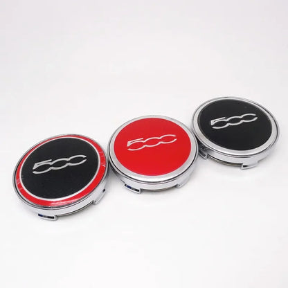 4pcs 60mm(2.4") Wheel Hub Caps Fit Fiat 500 Punto Stilo Bravo