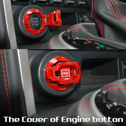 Red Engine Start Stop Button Cover – Pro Ignition Upgrade – Car Accessories | MotorWorld Marketplace