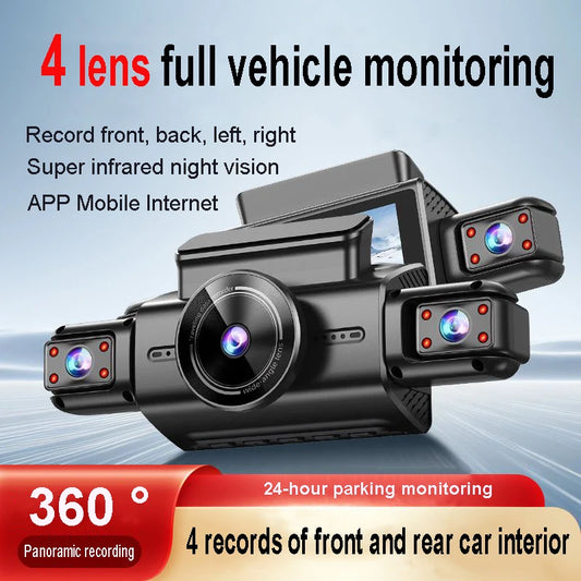 4CH 4K Hidden Dash Cam, APP, Night Vision, 24/7 Parking, G-Sensor – Car Accessories | MotorWorld Marketplace