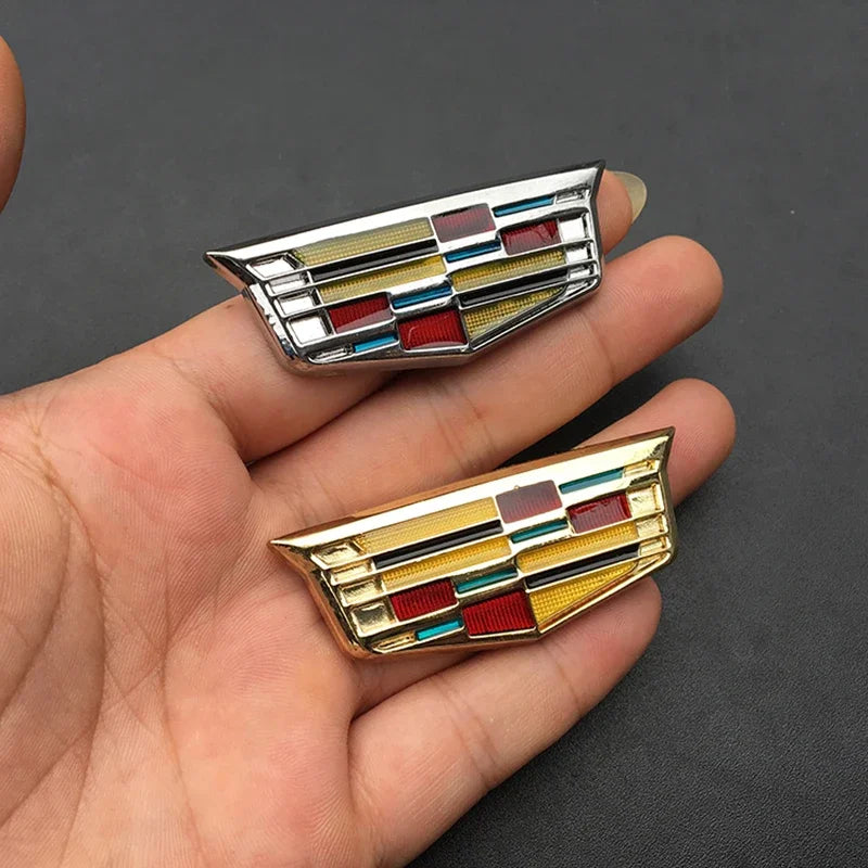 (NOT SOLD TO USA) 3D Metal Emblem Badge for Cadillac Escalade DTS SRX XT5 – Car Accessories | MotorWorld Marketplace