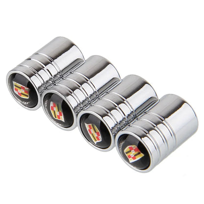 (NOT SOLD TO USA) 4PCS Alloy Valve Caps for Cadillac ATS CT6 SRX Escalade – Car Accessories | MotorWorld Marketplace