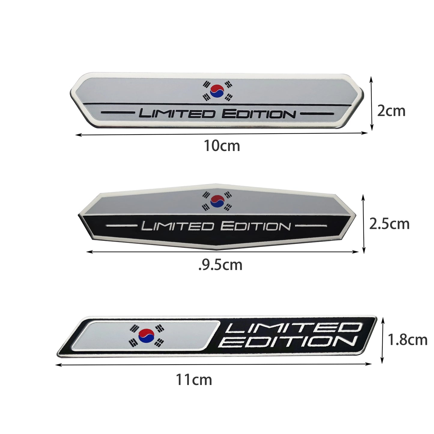 Korean Limited Edition Aluminum Car Trunk Emblem Decal – Car Accessories | MotorWorld Marketplace