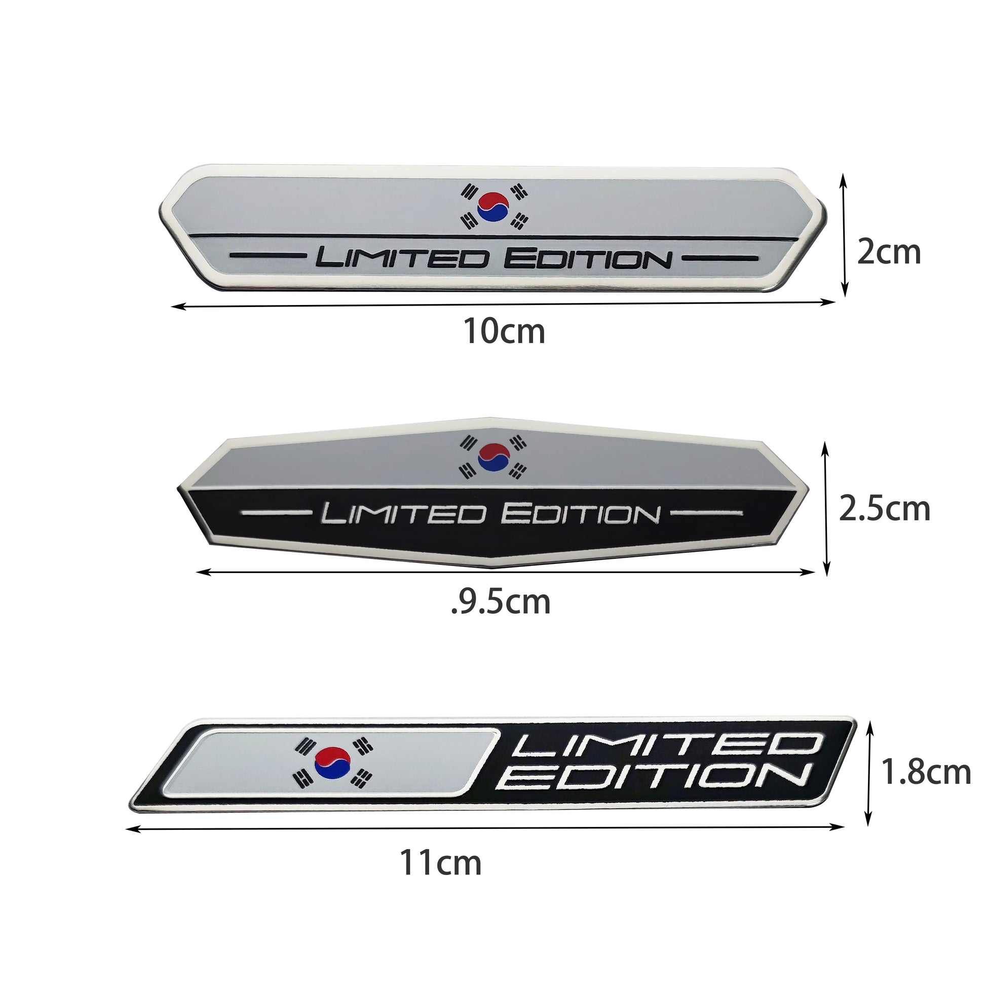 Korean Limited Edition Aluminum Car Trunk Emblem Decal – Car Accessories | MotorWorld Marketplace