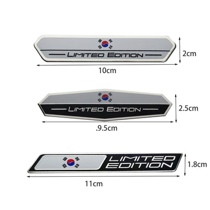 Korean Limited Edition Aluminum Car Trunk Emblem Decal – Car Accessories | MotorWorld Marketplace