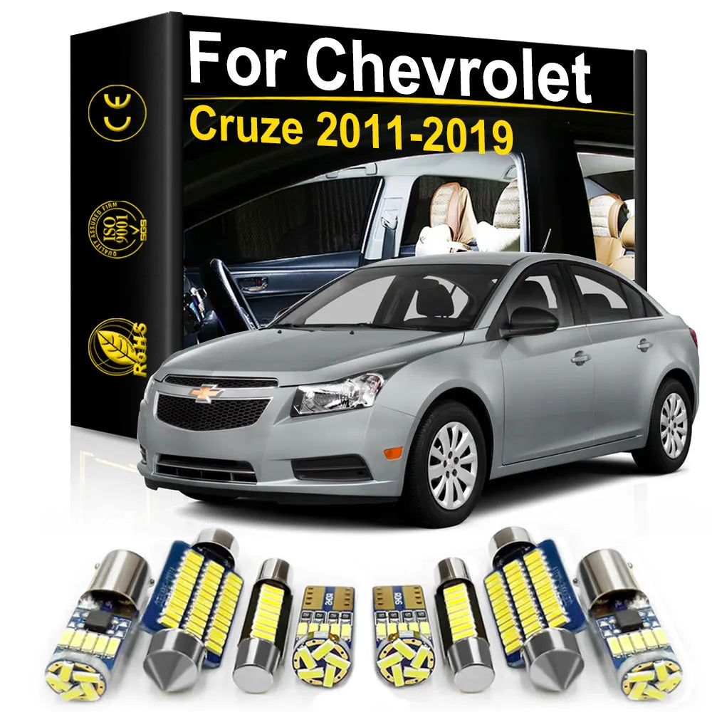Mise à niveau du plafonnier de coffre à LED Canbus pour Chevy Cruze 2011-2019