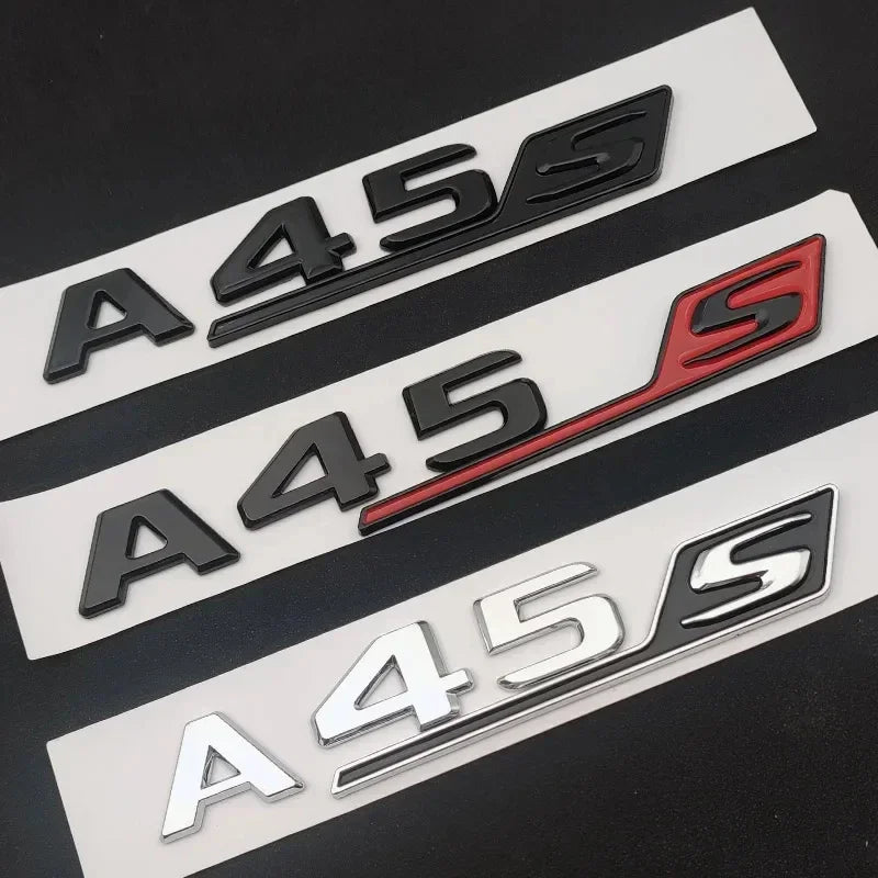ABS Chrome Trunk Emblem for Mercedes A35 A45 AMG W177/W176