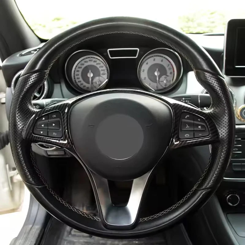 ABS Chrome Steering Wheel Trim for Mercedes W205 W213 GLC – Car Accessories | MotorWorld Marketplace