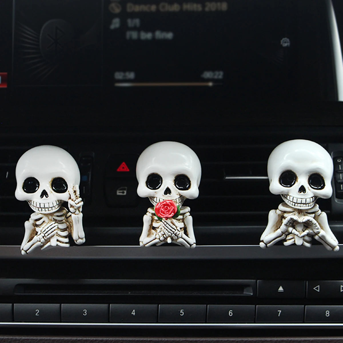 3pcs Skull Hand Car Air Vent Fragrance Clips Halloween Decor – Car Accessories | MotorWorld Marketplace