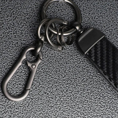 Carbon Fiber Keychain for Peugeot 2008/3008/4007/5008