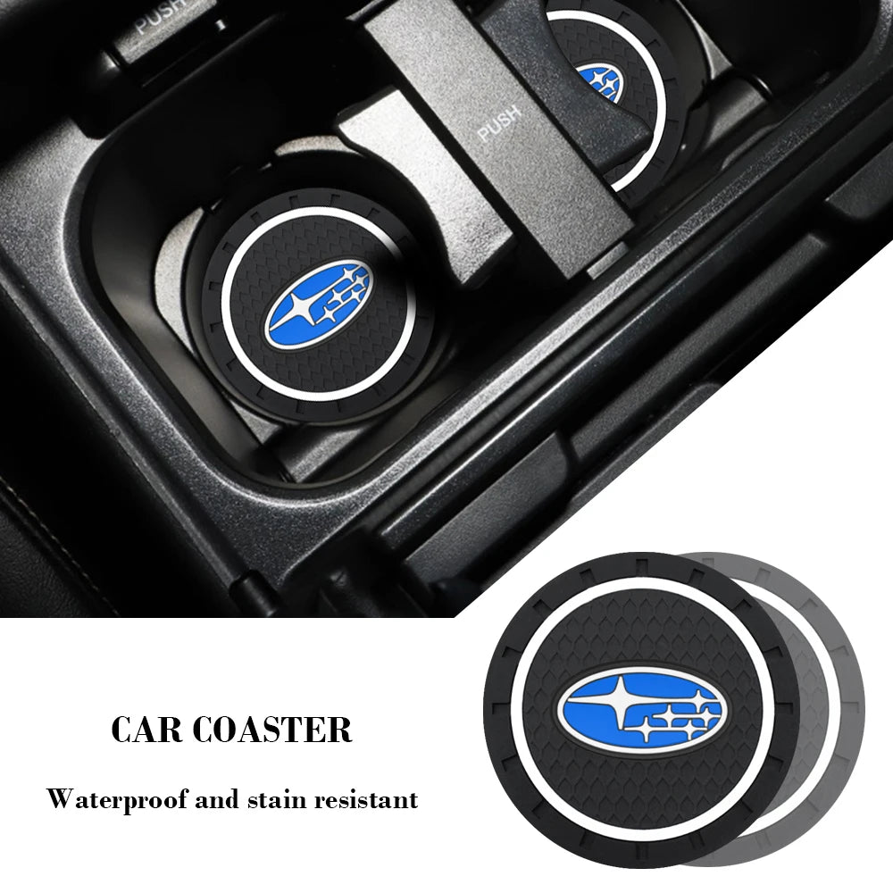 (NOT SOLD TO EUROPE) Premium Silicone Cup Holder Mat for Subaru | Anti-Noise – Car Accessories | MotorWorld Marketplace