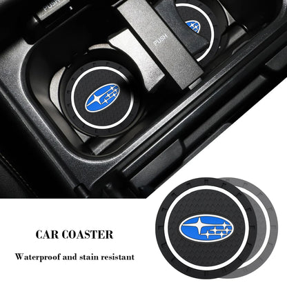 (NOT SOLD TO EUROPE) Premium Silicone Cup Holder Mat for Subaru | Anti-Noise – Car Accessories | MotorWorld Marketplace