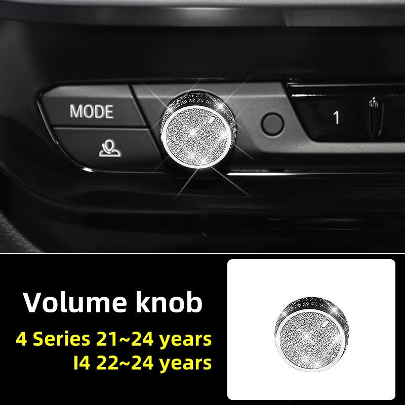 (NOT SOLD TO USA) BMW 4 Series 21-24 Diamond AC Vent & Knob Trim Decor Volume knob China Mainland – Car Accessories | MotorWorld Marketplace