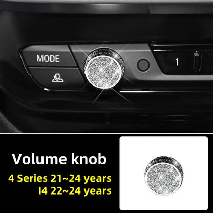 (NOT SOLD TO USA) BMW 4 Series 21-24 Diamond AC Vent & Knob Trim Decor Volume knob China Mainland – Car Accessories | MotorWorld Marketplace