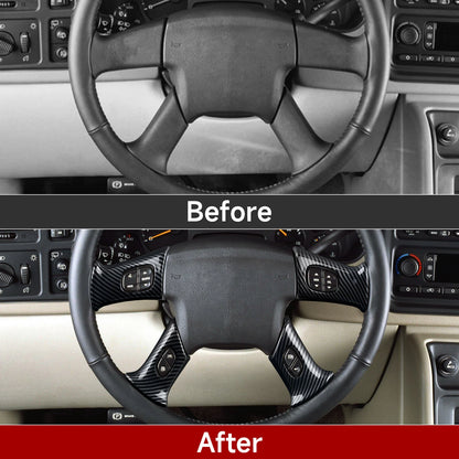 Carbon Fiber Steering Wheel Trim for GM SUVs – ABS Upgrade – Car Accessories | MotorWorld Marketplace