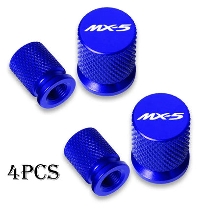 Mazda Valve Stem Caps Waterproof Dustproof Set