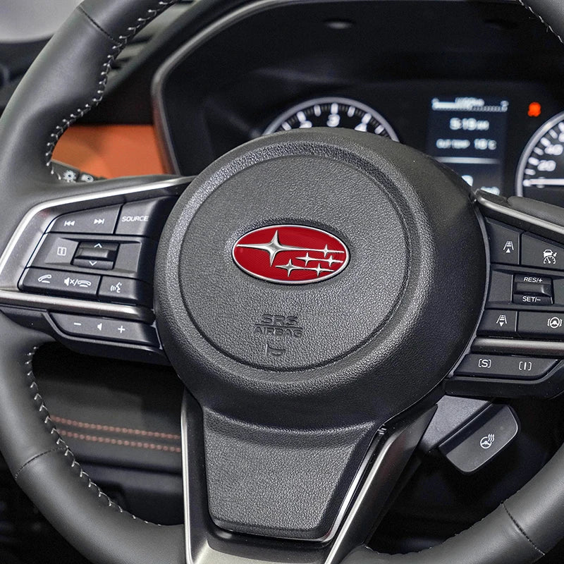 (NOT SOLD TO EUROPE) Subaru Steering Wheel Center Sticker - Forester/Impreza/Outback – Car Accessories | MotorWorld Marketplace
