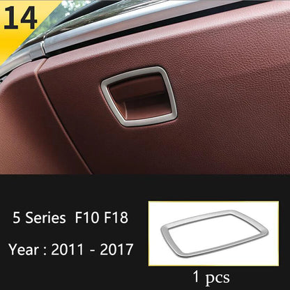 BMW F10 F18 Interior Button Panel Trim Stainless Steel Cover 14 Type – Car Accessories | MotorWorld Marketplace