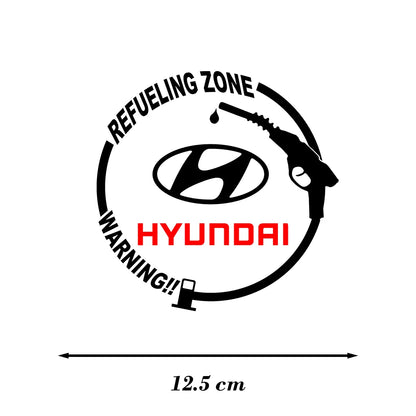 Hyundai Tucson Fuel Tank Emblem Decal – Waterproof Vinyl