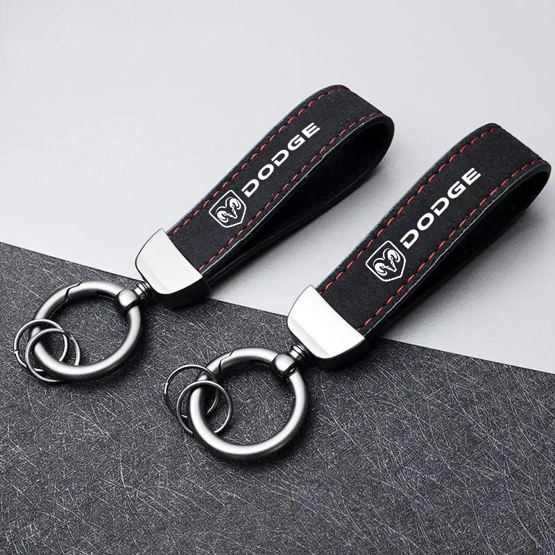 Premium Suede Keychain for Dodge Ram